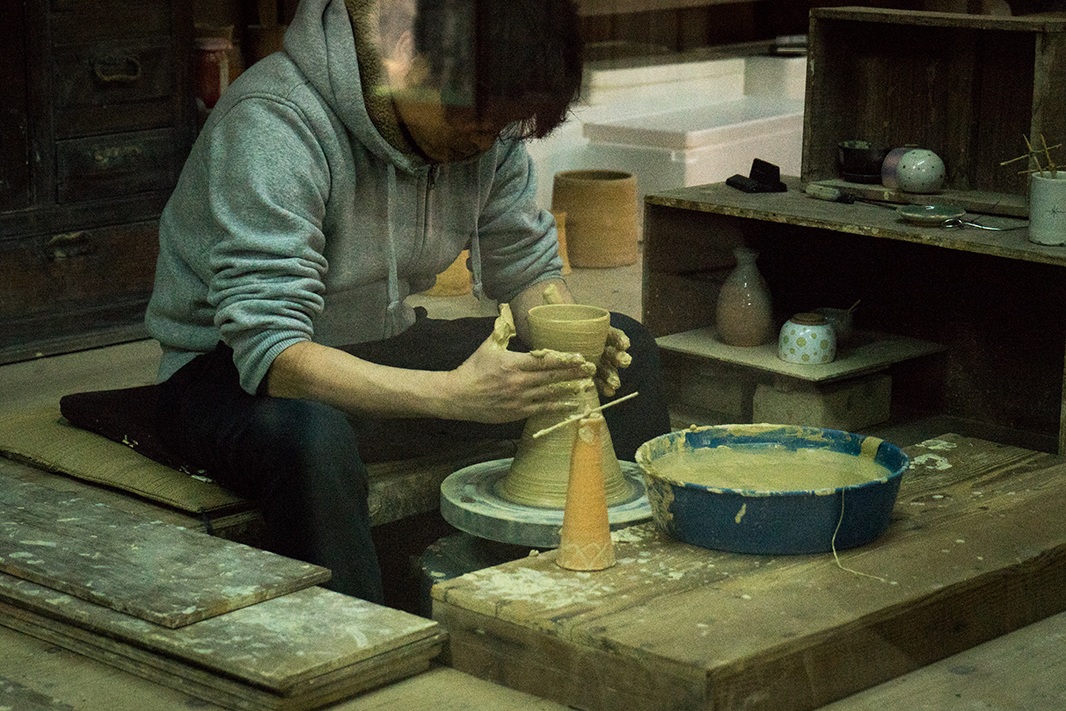 萩焼の陶芸家さん