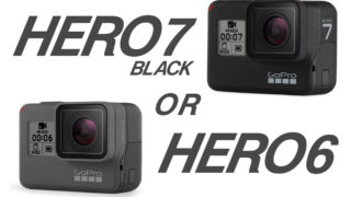 GoPro HERO7 BlackとGoPro HERO6をさくっと比較してみました。最新の手振れ補正「HyperSmooth」や「ライブストリーミング」機能が付いたHERO7。コスパ重視ならHERO6という選択も全然あり。